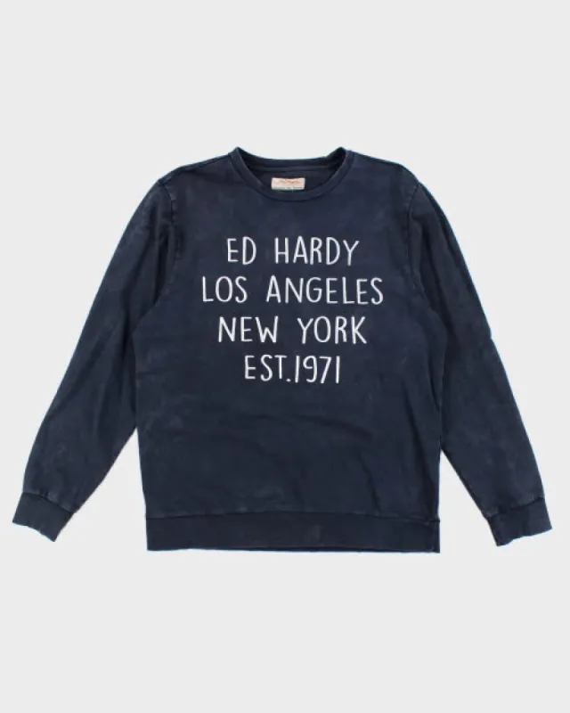 Vintage Ed Hardy Cities Faded Sweatshirt - XL sold by Rokit