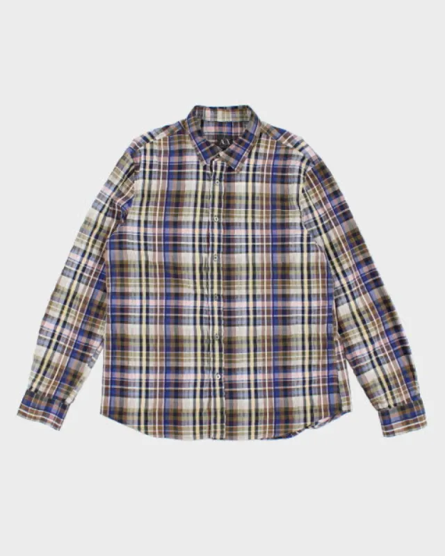 Vintage Armani Exchange Patterned Shirt - L sold by Rokit
