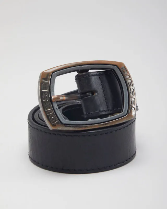 Vintage Diesel Leather Belt - W35-W40 sold by Rokit