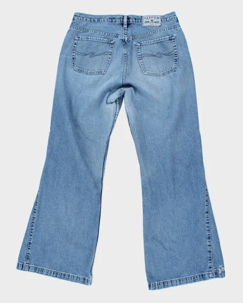 Y2k 00s Silver Big Fit Jeans - W33 L31 sold by Rokit product image thumbnail 2