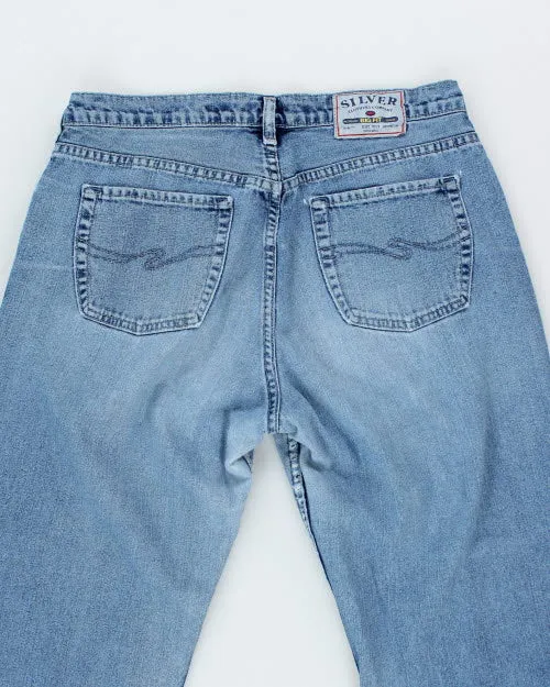 Y2k 00s Silver Big Fit Jeans - W33 L31 sold by Rokit product image thumbnail 4