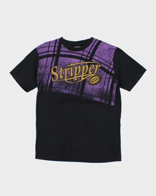 Vintage Stripper Two Tone T-Shirt - M sold by Rokit