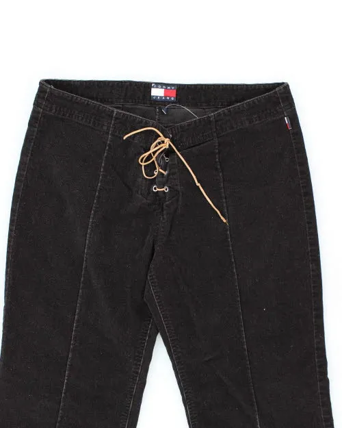 Y2k 00s Tommy Hilfiger Lace-up Cord Trousers - W32 L31 sold by Rokit product image thumbnail 3