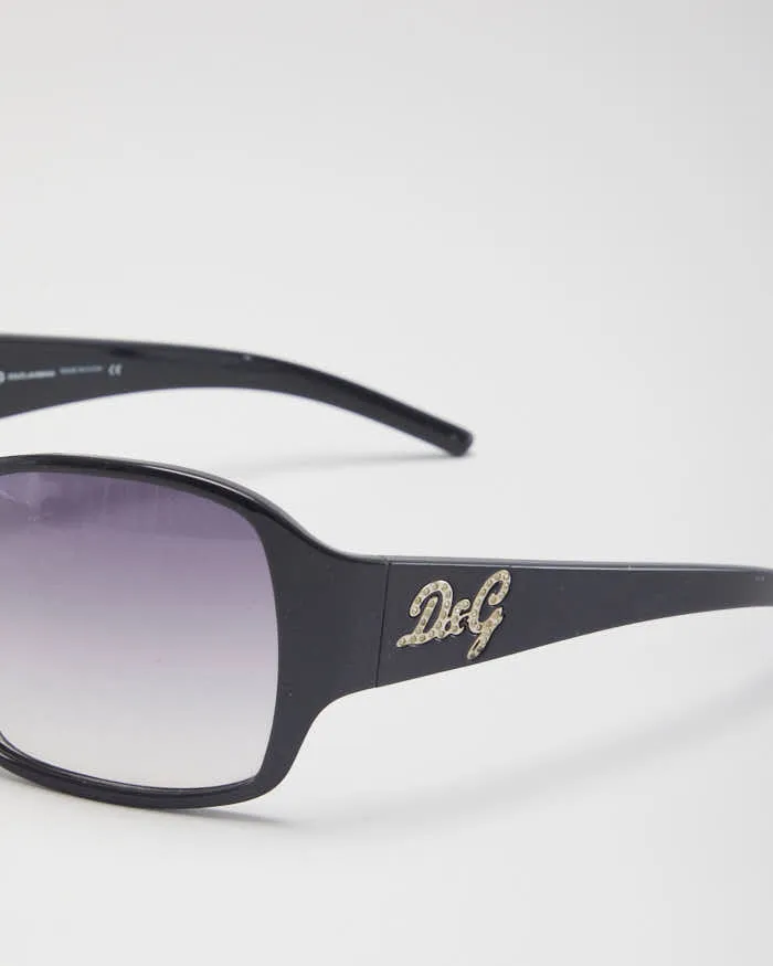 Y2k 00s D&G Rhinestone Sunglasses sold by Rokit product image thumbnail 3