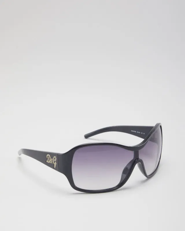 Y2k 00s D&G Rhinestone Sunglasses sold by Rokit
