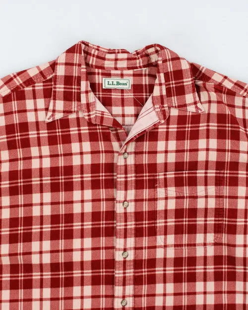 Vintage L.L Bean Check Cord Shirt - L sold by Rokit product image thumbnail 3