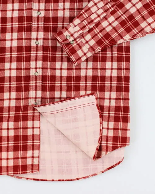 Vintage L.L Bean Check Cord Shirt - L sold by Rokit product image thumbnail 4