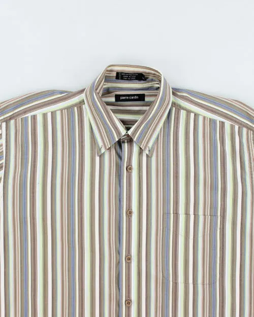 Y2k 00s Pierre Cardin Stripe Shirt - L sold by Rokit product image thumbnail 3