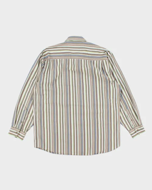 Y2k 00s Pierre Cardin Stripe Shirt - L sold by Rokit product image thumbnail 2