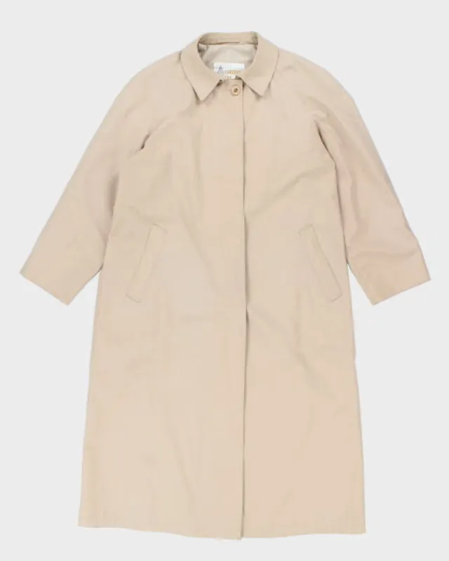 Womens Beige London Fog Trench Coat - M sold by Rokit