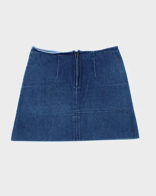 Y2k 00s Smoking Lily Denim Skirt - S sold by Rokit product image thumbnail 2
