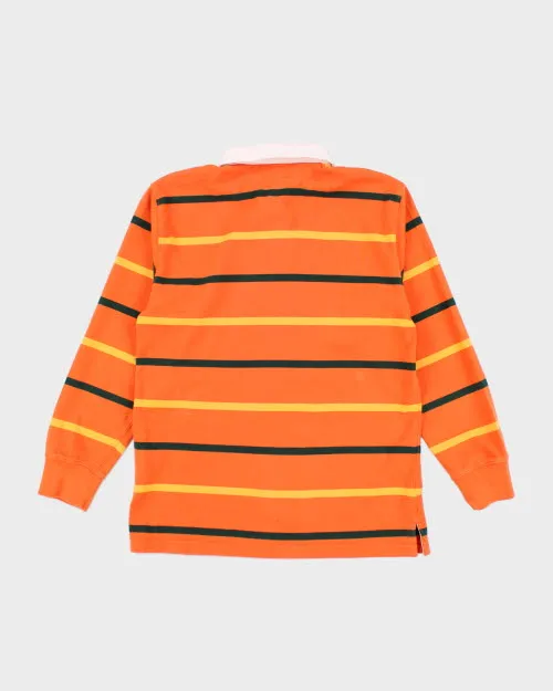 Vintage 2000's Ralph Lauren Striped Rugby Shirt - L sold by Rokit product image thumbnail 2