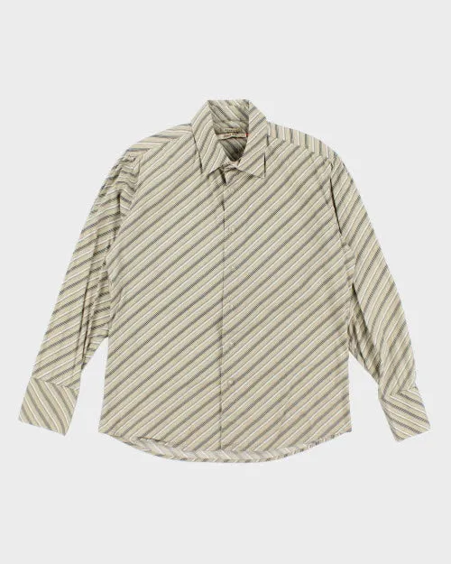 Y2k 00s Bongo Stripe Shirt - L sold by Rokit