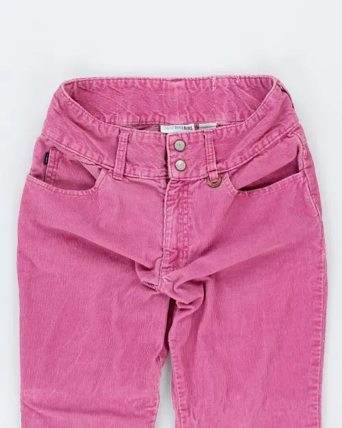 Y2k 00s Canyon River Blues Embroidered Pink Cord Trousers - W28 L29 sold by Rokit product image thumbnail 3