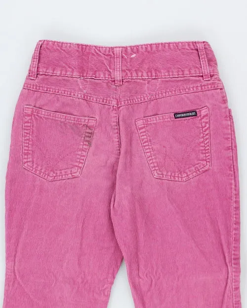 Y2k 00s Canyon River Blues Embroidered Pink Cord Trousers - W28 L29 sold by Rokit product image thumbnail 4