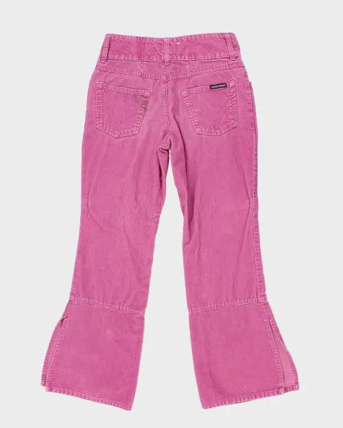 Y2k 00s Canyon River Blues Embroidered Pink Cord Trousers - W28 L29 sold by Rokit product image thumbnail 2