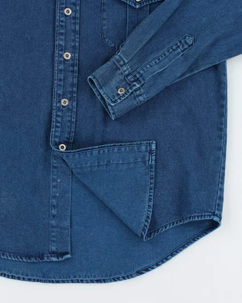 Vintage Ralph Lauren Over Dyed Denim Shirt - S sold by Rokit product image thumbnail 4