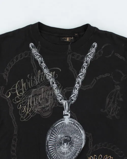 Vintage Christian Audiger Sequin T-Shirt - S sold by Rokit product image thumbnail 3