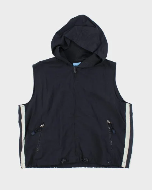 Vintage Y2K Urban Star Sleeveless Windbreaker Jacket - S sold by Rokit