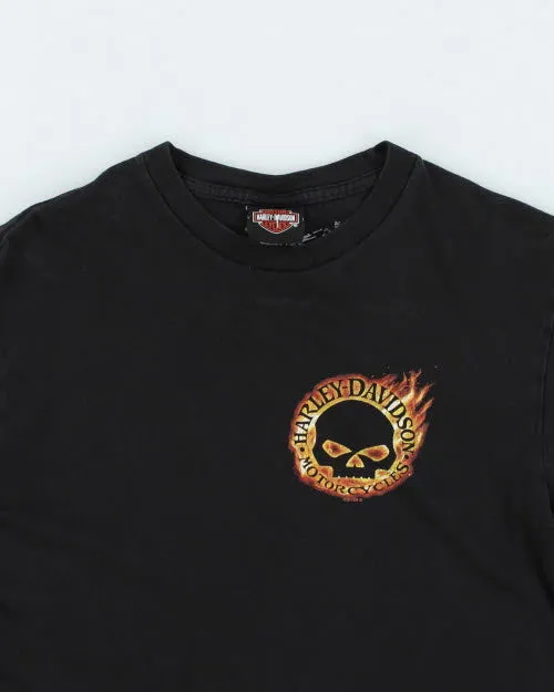 Vintage Y2K Harley Davidson Skull T-Shirt - L sold by Rokit product image thumbnail 3