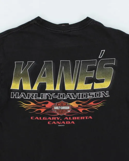 Vintage Y2K Harley Davidson Skull T-Shirt - L sold by Rokit product image thumbnail 4