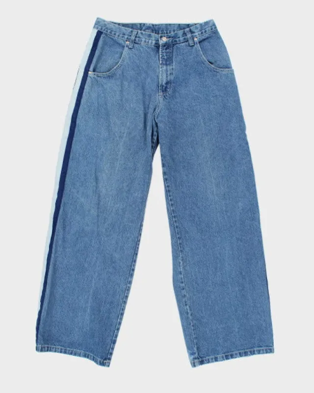 Vintage DLUX Wide Leg Denim Jeans - W32 L32 sold by Rokit