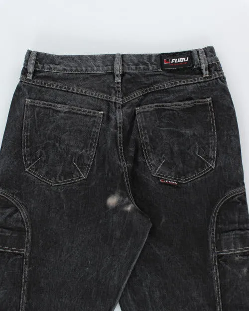 Vintage 90's Fubu Wide Leg Cargo Jeans - W36 L32 sold by Rokit product image thumbnail 4