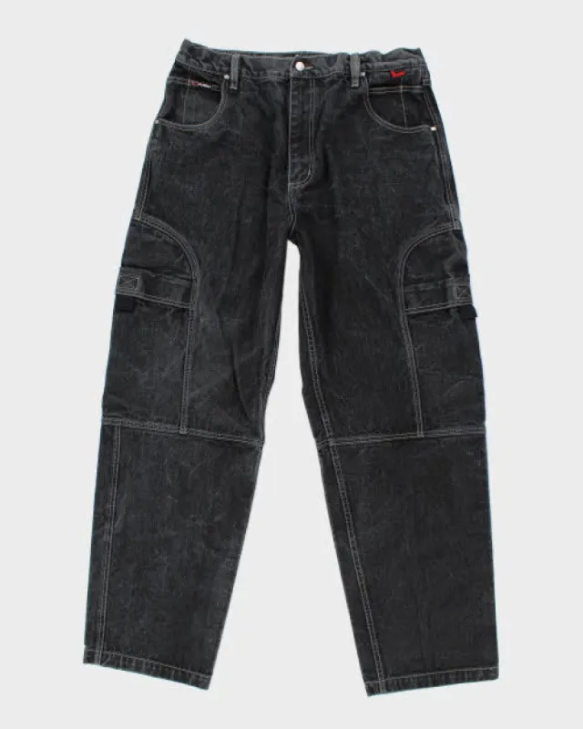 Vintage 90's Fubu Wide Leg Cargo Jeans - W36 L32 sold by Rokit