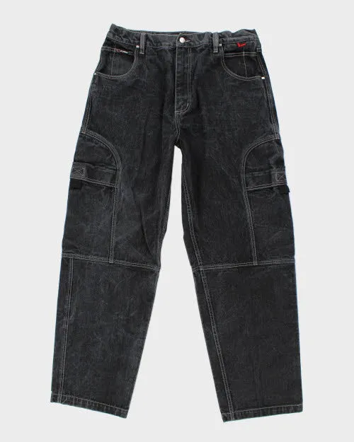 Vintage 90's Fubu Wide Leg Cargo Jeans - W36 L32 sold by Rokit