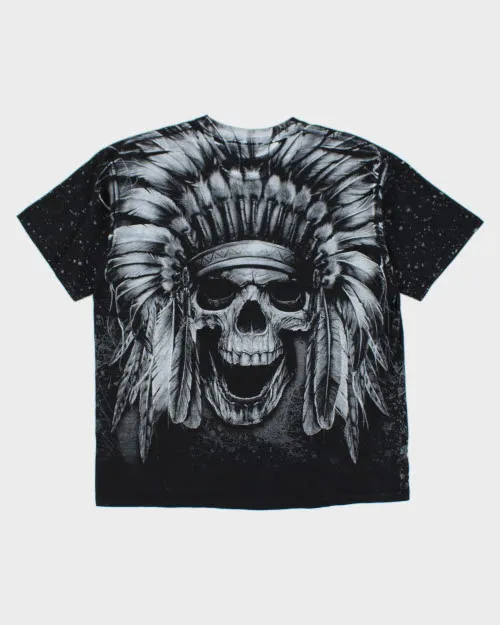 Vintage All Over Print Mexican Skull T-Shirt - XL sold by Rokit product image thumbnail 2