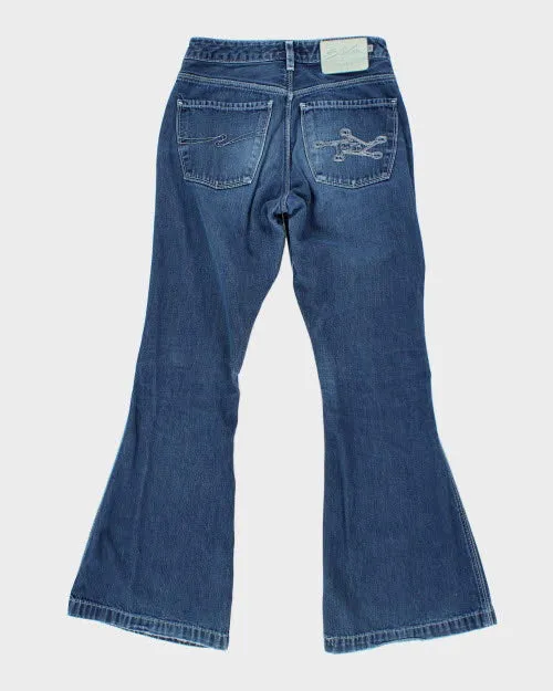 Y2k 00s Silver Flare Jeans - W26 L31 sold by Rokit product image thumbnail 2