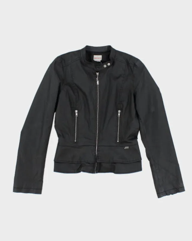 Y2k 00s Miss Sixty Faux Leather Jacket - M sold by Rokit