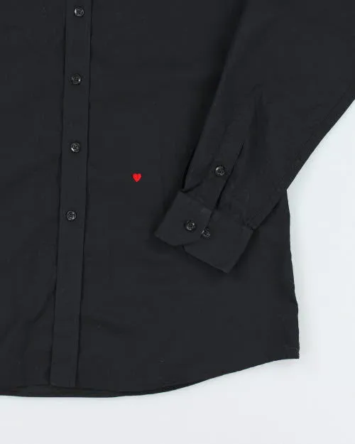 Vintage 2000's Moschino Plain Black Long-sleeved Shirt - L sold by Rokit product image thumbnail 4