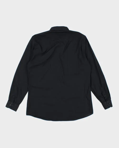 Vintage 2000's Moschino Plain Black Long-sleeved Shirt - L sold by Rokit product image thumbnail 2