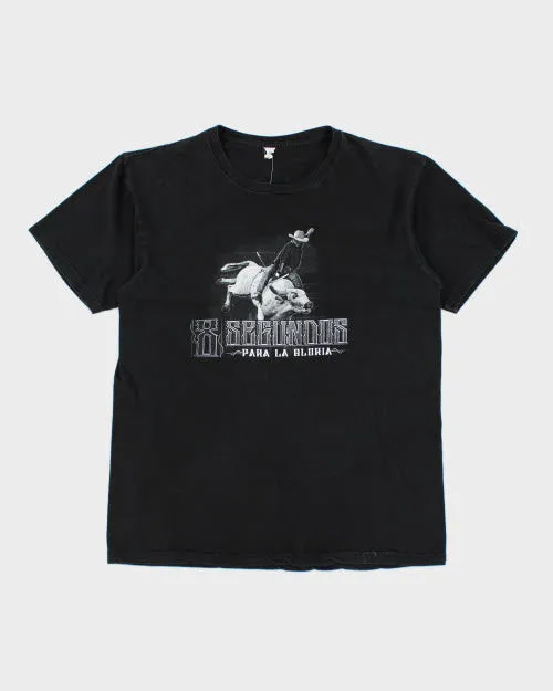 Vintage 90's Rodeo Bull Riding T-Shirt - L sold by Rokit