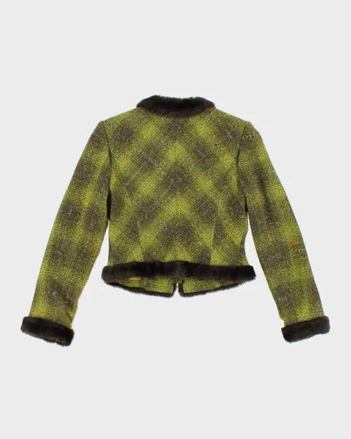 Bianco Jeans Couture Fur Trim Cropped Jacket - S sold by Rokit product image thumbnail 2