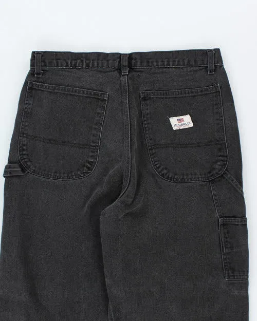 Vintage Polo Ralph Lauren Black Jeans - W34 L34 sold by Rokit product image thumbnail 4