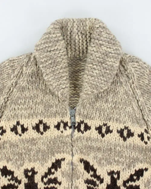 Vintage 90's Heavyweight Cowichan Zip Up Cardigan - M sold by Rokit product image thumbnail 3