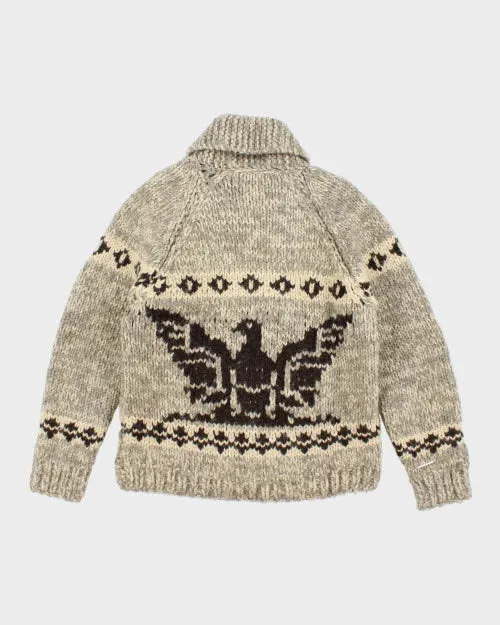 Vintage 90's Heavyweight Cowichan Zip Up Cardigan - M sold by Rokit product image thumbnail 2