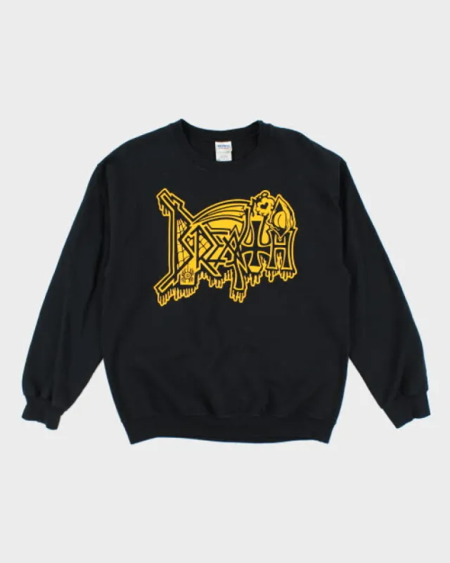 Vintage 2000's Breath Parody Metal Font Sweatshirt - M sold by Rokit