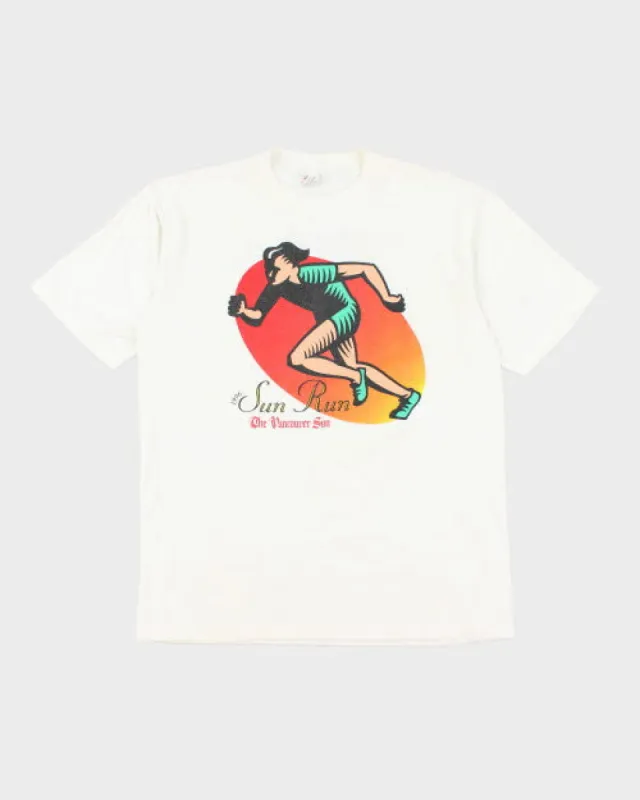 Vintage 90's Canada Sun Run Single Stitch T-Shirt - L sold by Rokit