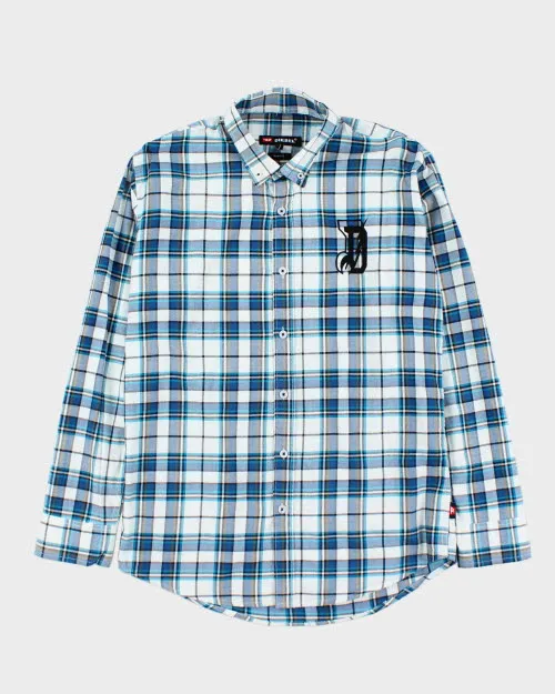 Diesel Embroidered Check Shirt - L sold by Rokit