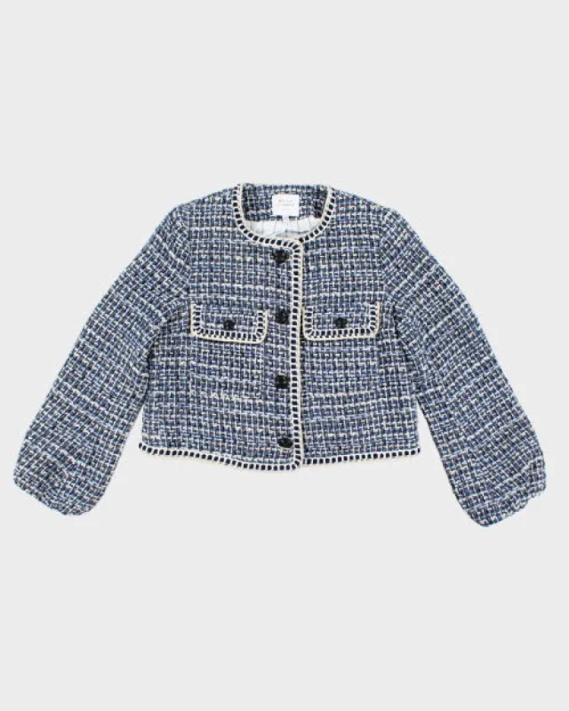 Maison D'Amelie Woven Cropped Blazer - M sold by Rokit