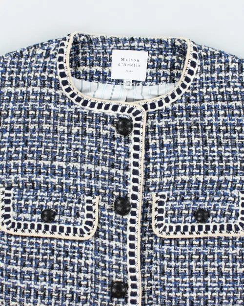 Maison D'Amelie Woven Cropped Blazer - M sold by Rokit product image thumbnail 3