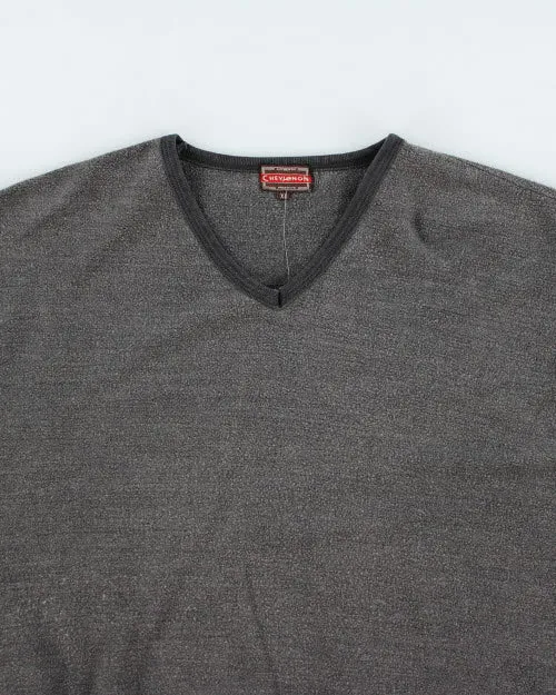 Vintage Chevignon V-Neck Sweatshirt - XL sold by Rokit product image thumbnail 3
