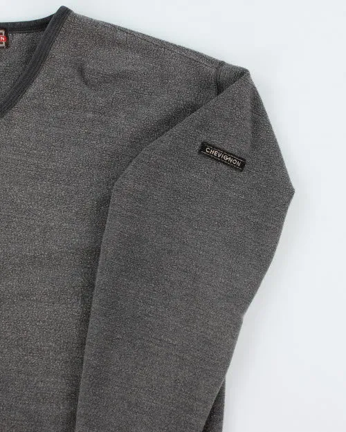 Vintage Chevignon V-Neck Sweatshirt - XL sold by Rokit product image thumbnail 4