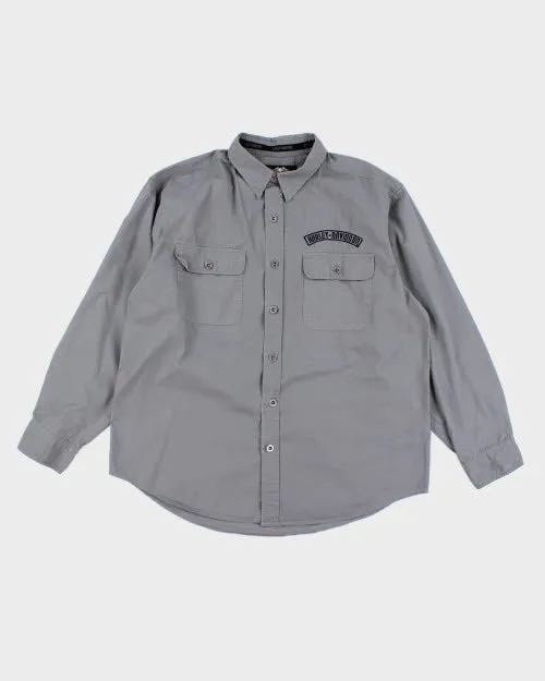 Harley Davidson Embroidered Shirt - XL sold by Rokit