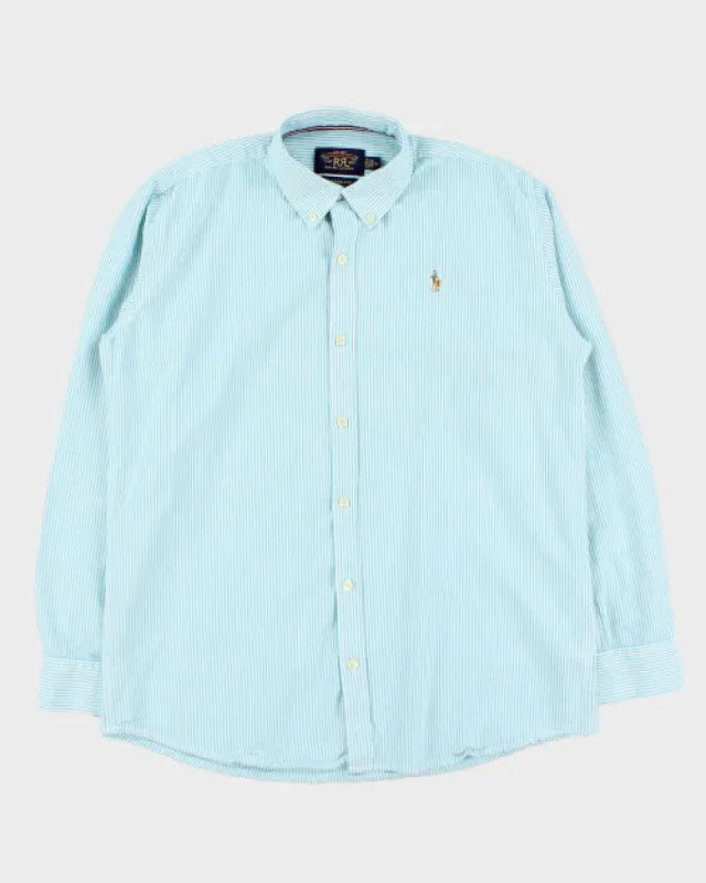 Ralph Lauren Double RL Stripe Shirt - XL sold by Rokit