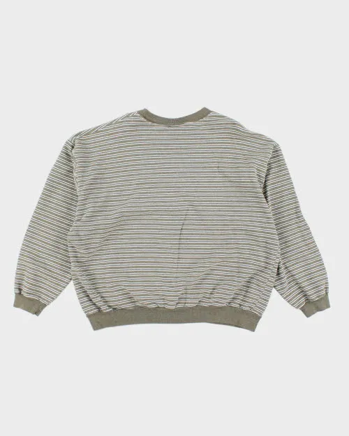 Vintage 90's Converse Striped Sweatshirt - L sold by Rokit product image thumbnail 2