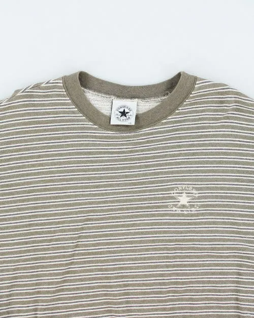 Vintage 90's Converse Striped Sweatshirt - L sold by Rokit product image thumbnail 3